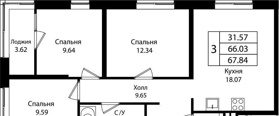 квартира г Краснодар р-н Карасунский ул Сормовская 1/2к 1 фото 1