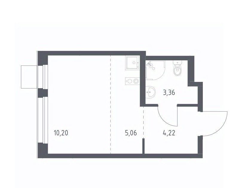 квартира г Москва п Кокошкино д Санино ЖК Новое Внуково метро Рассказовка к 32 фото 1