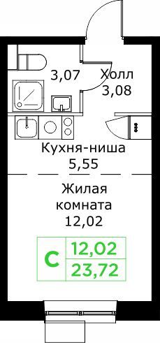 квартира г Мытищи проезд Шараповский 4 городской округ Мытищи фото 1