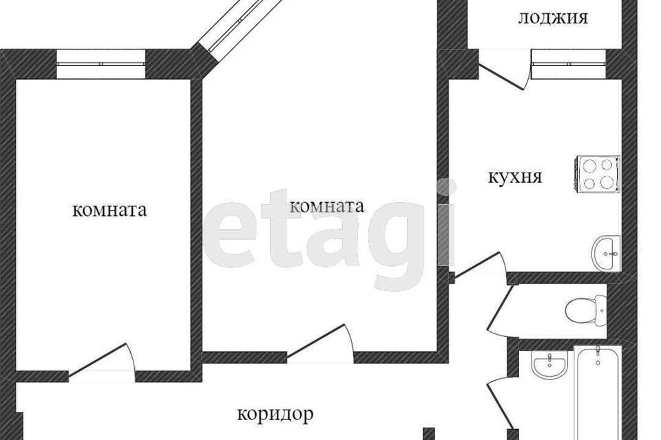 квартира г Надым пр-кт Ленинградский 20 Надымский район фото 8