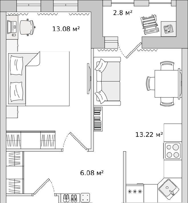 квартира р-н Всеволожский г Мурино ул Шоссе в Лаврики 51 Девяткино фото 1