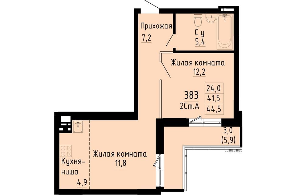 квартира г Новосибирск ул Коминтерна 1с городской округ Новосибирск фото 1