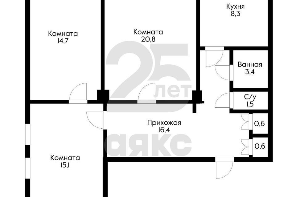 квартира г Краснодар ул Рашпилевская 142 городской округ Краснодар фото 2