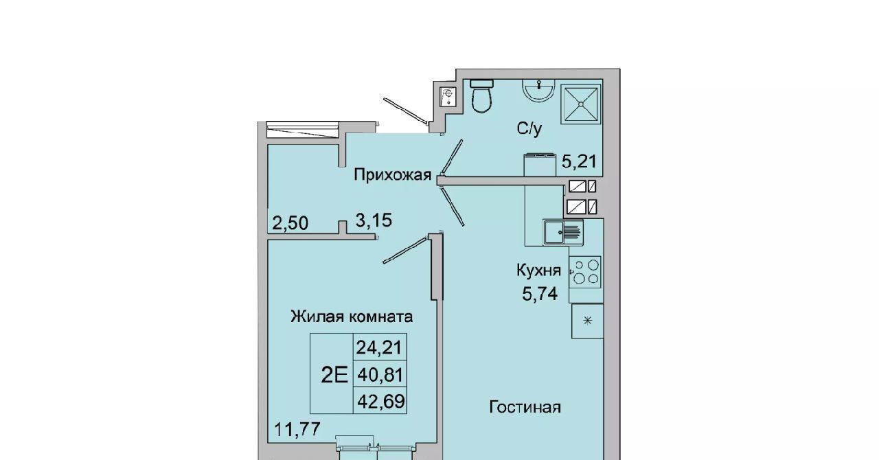 квартира г Батайск ул Булгакова 11 фото 3