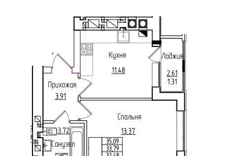 квартира г Калининград р-н Ленинградский ул Согласия 53б фото 1