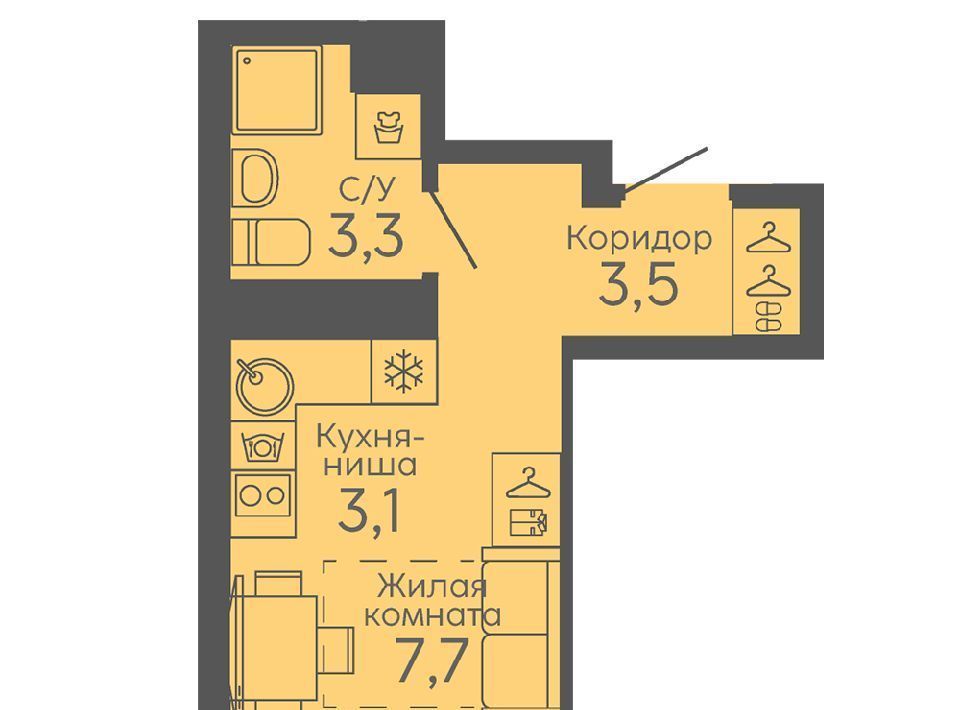 квартира г Екатеринбург Ботаническая б-р Новосинарский 6 фото 1