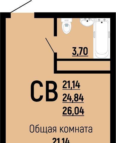 квартира г Краснодар р-н Прикубанский Славянский микрорайон ул Заполярная 39/10 фото 1