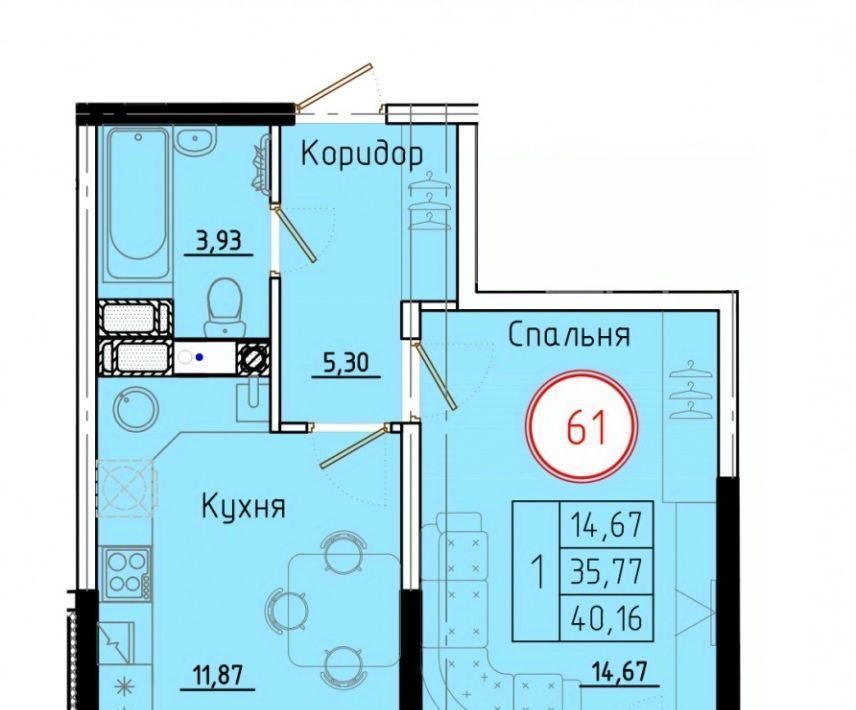 квартира р-н Темрюкский г Темрюк ул Обороны 2/1 фото 1