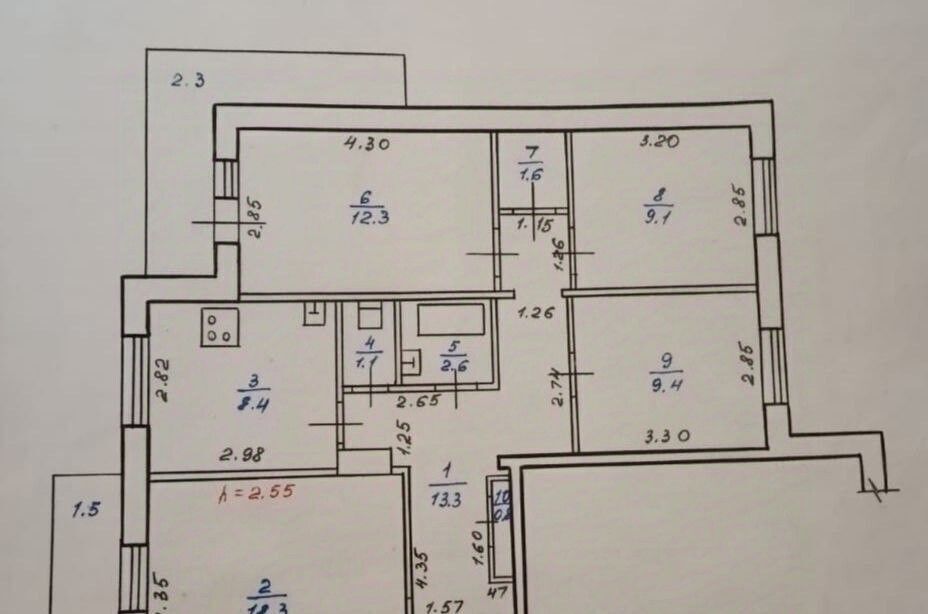 квартира г Чита р-н Черновский ул Космонавтов 12 фото 2