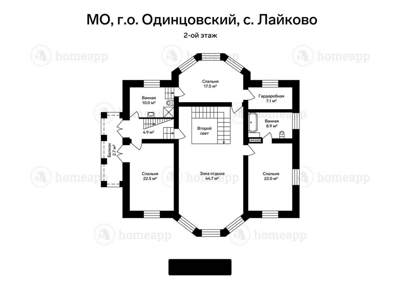 дом городской округ Одинцовский с Лайково д., 18 фото 35