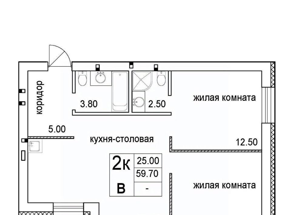 квартира г Новосибирск Речной вокзал ул 2-я Высокогорная фото 1
