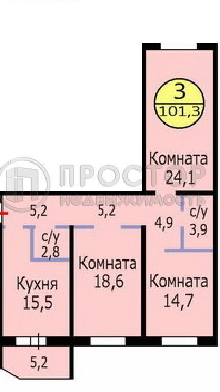 квартира городской округ Солнечногорск д Голубое пр-д Тверецкий 19 фото 23