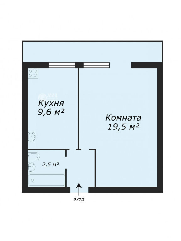 квартира г Москва метро Бибирево ул Корнейчука 58 фото 6