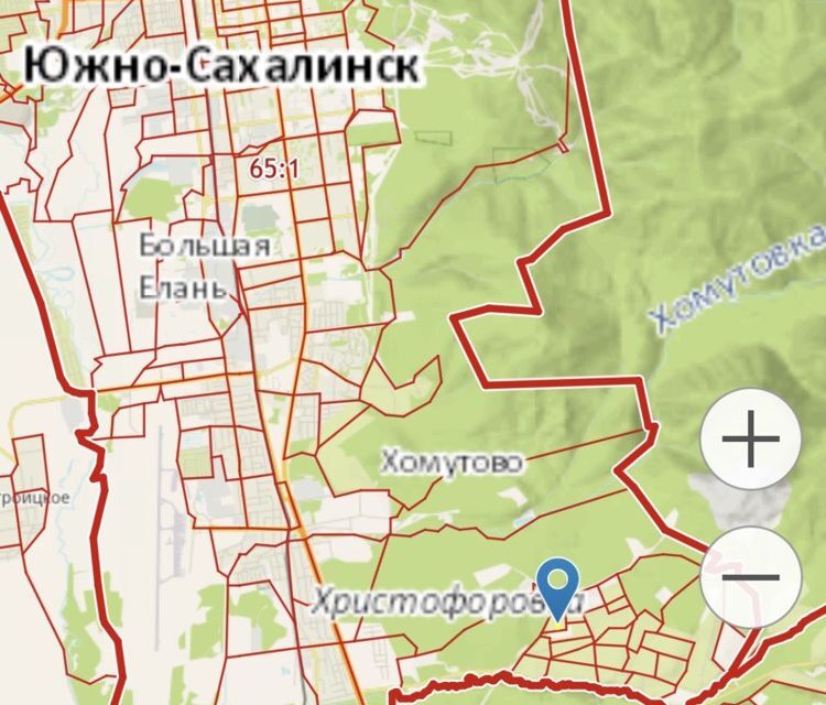 земля г Южно-Сахалинск городской округ Южно-Сахалинск, планировочный район Лиственничное фото 1