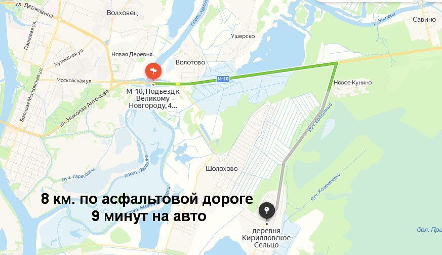 земля р-н Новгородский деревня Кирилловское Сельцо фото 1
