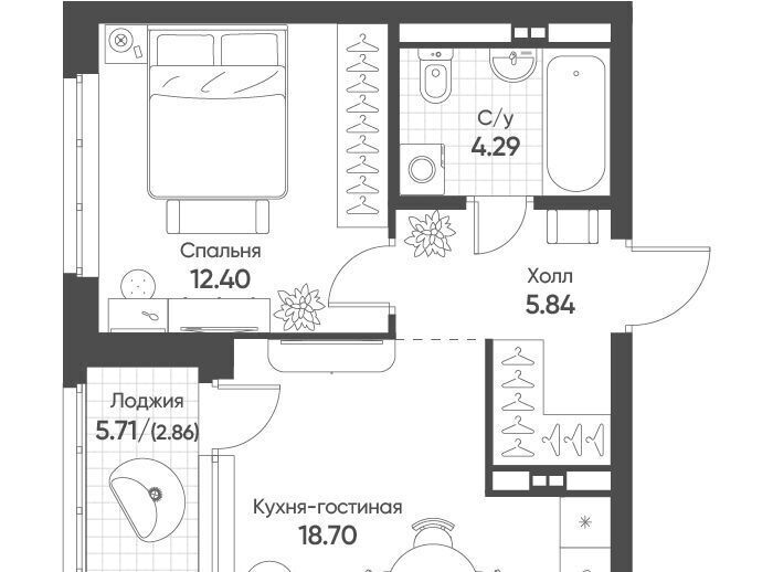квартира г Екатеринбург Ботаническая Солнечный жилрайон фото 1