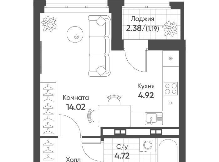 квартира г Екатеринбург Ботаническая Солнечный жилрайон фото 1
