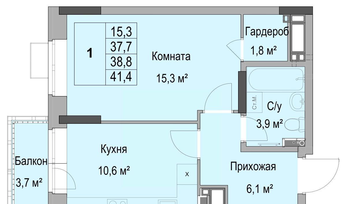 квартира г Ижевск р-н Первомайский Южный ЖК «Дом героев Леонов» жилрайон фото 3