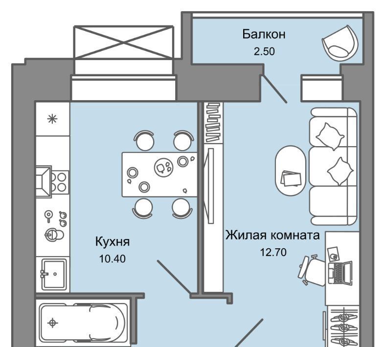 квартира г Пермь р-н Дзержинский ул Дзержинского 31а фото 1