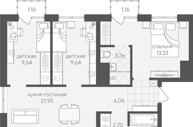 р-н Калининский ЖК «Скандиа. Квартал в Комарово» Парк жилой квартал фото