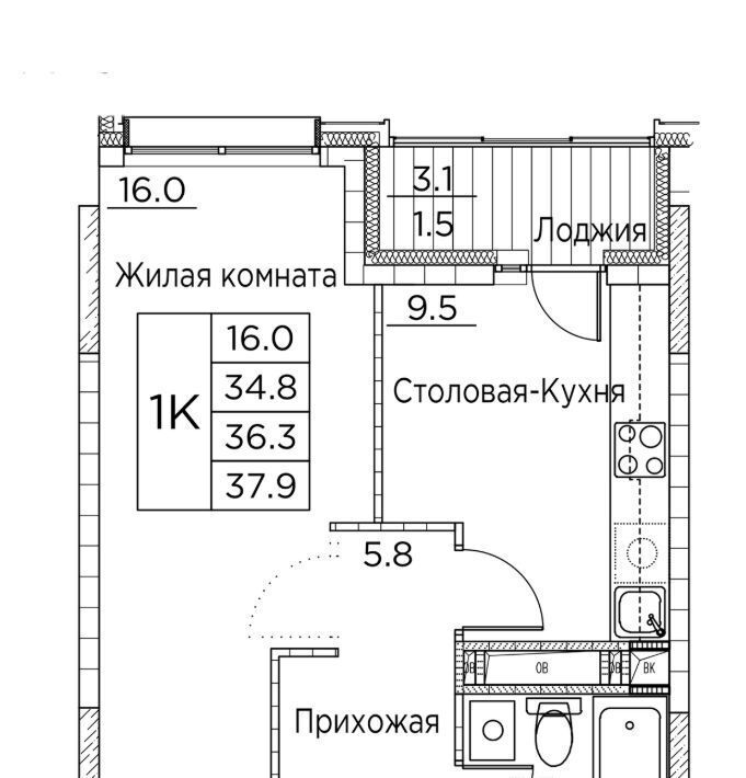 квартира г Владивосток р-н Ленинский ЖК «Гринхилс» фото 1