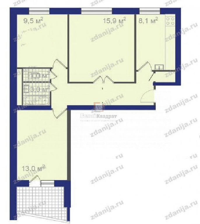 квартира г Москва метро Щелковская ул Алтайская 9к/1 фото 15