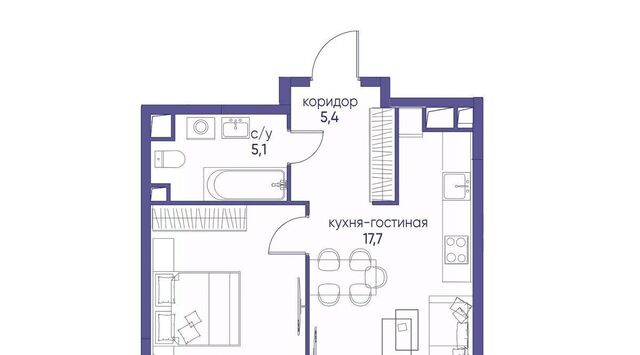 квартира метро Молодежная 5-й кв-л фото