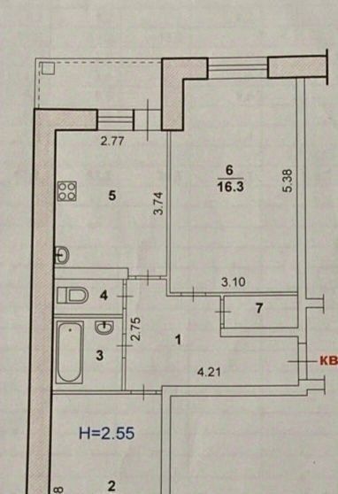 квартира г Волжский ул Мира 131 фото 3