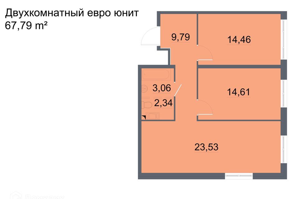 квартира г Санкт-Петербург пр-кт Большевиков 3 Невский район фото 1