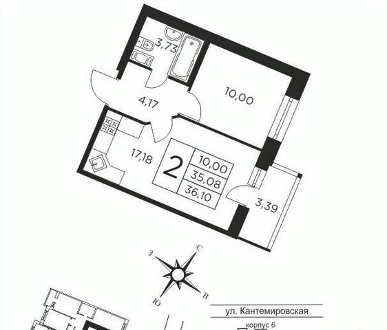 квартира метро Лесная дом 70к/2 фото