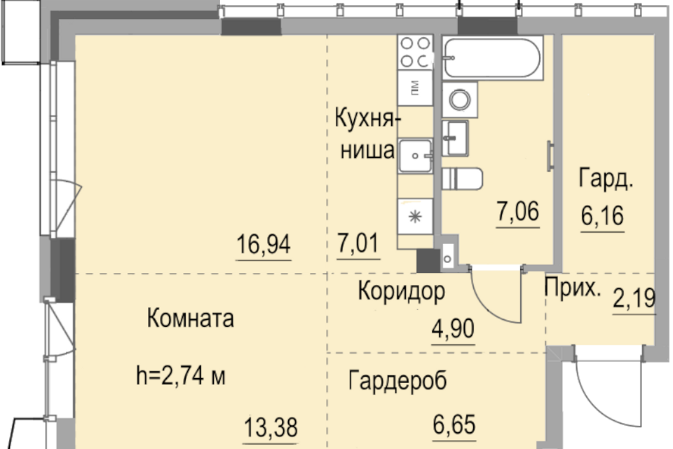 квартира г Ижевск ул Карла Маркса 259 городской округ Ижевск фото 1