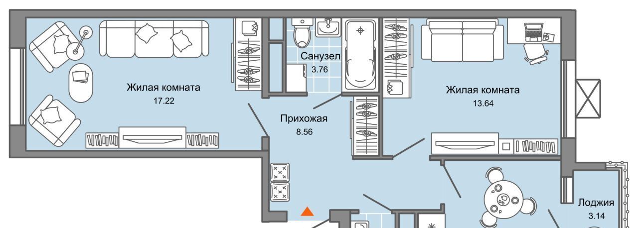 квартира г Ульяновск р-н Заволжский Новый Город ЖК Юлла 10-й кв-л фото 1