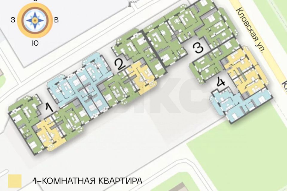 квартира г Смоленск ул Кловская 11а муниципальное образование Смоленск фото 3