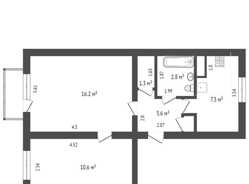 квартира г Курган ул Куйбышева 153 фото 2