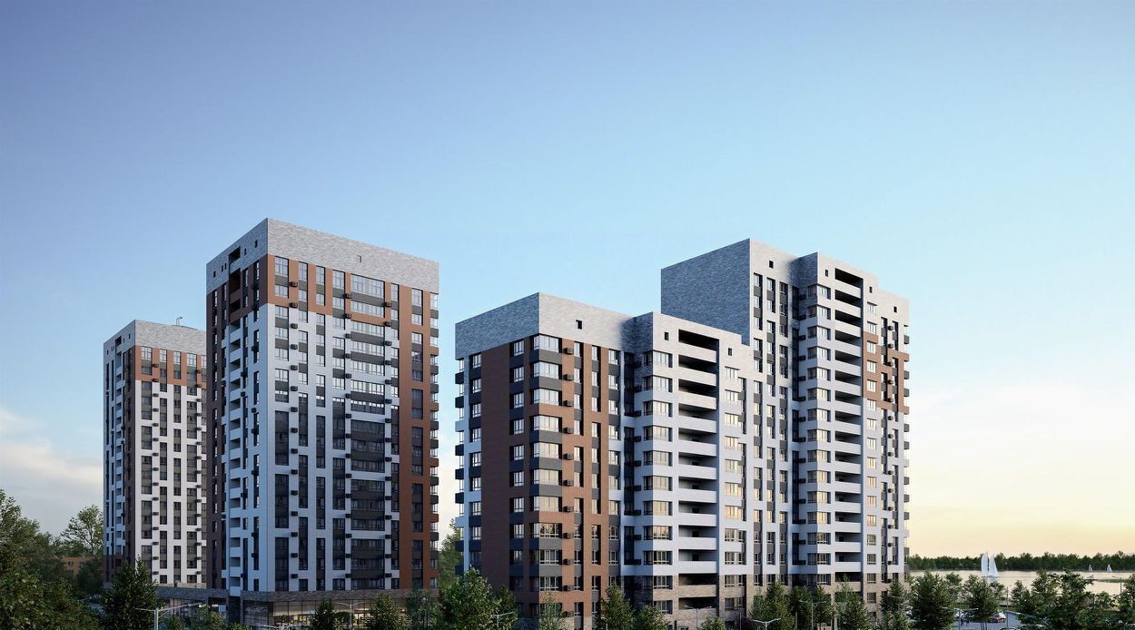 квартира г Курган п Заозерный ЖК «Районы-Кварталы» жилрайон фото 3