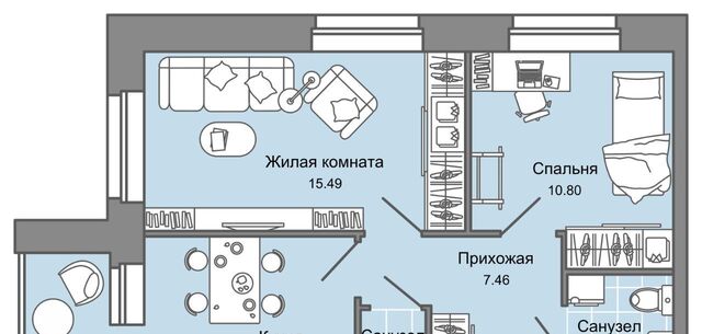 квартира г Киров р-н Ленинский Знак жилой комплекс фото