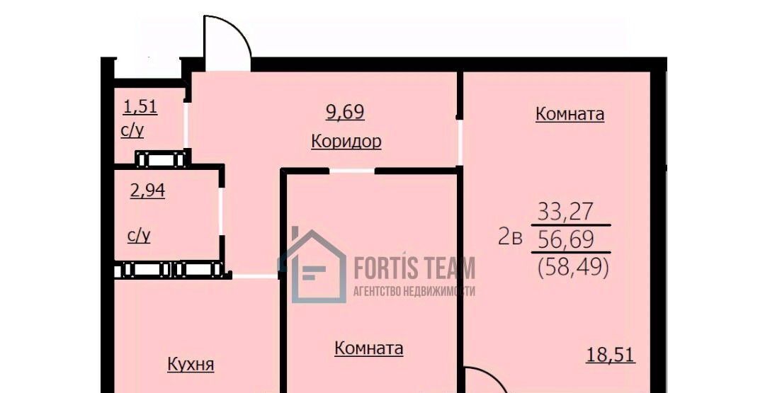 квартира г Ярославль р-н Заволжский ул Красноборская 38к/3 фото 2