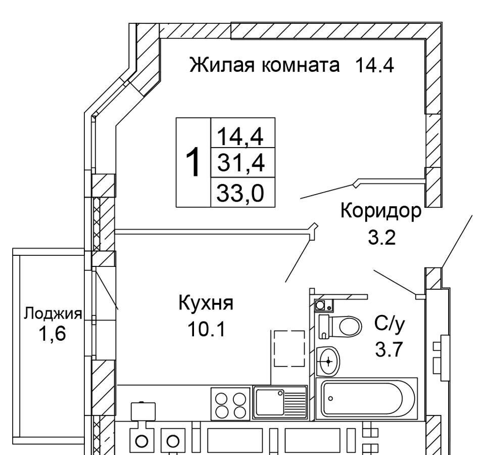 квартира г Волгоград р-н Кировский ул Санаторная 27 фото 3