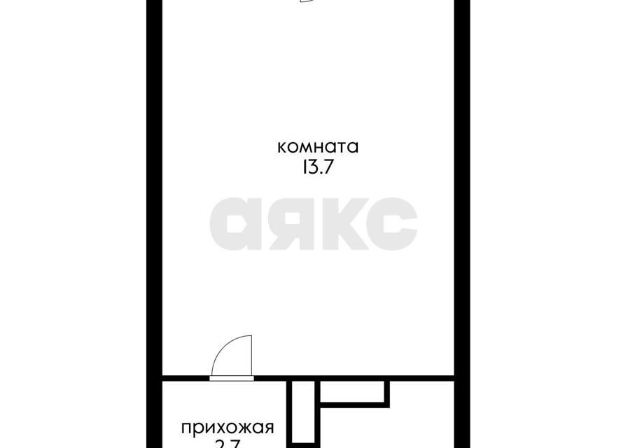 квартира г Краснодар п Российский ул им. Комарова В.М. 21б муниципальное образование Краснодар фото 10