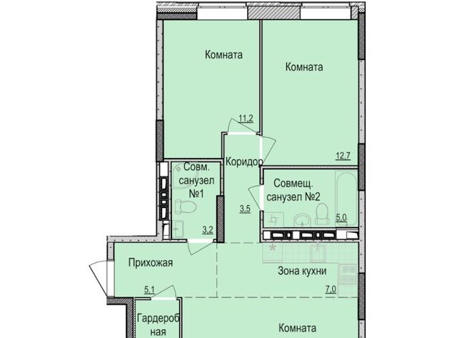 р-н Индустриальный Карлутский ЖК «Скандинавия» 7 жилрайон, 3-й мкр фото