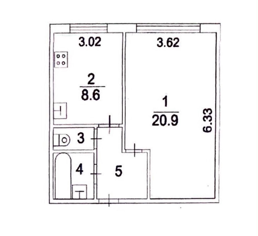 квартира г Лобня ул Калинина 21 фото 11