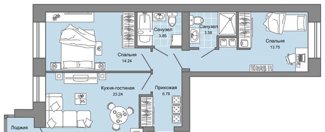 р-н Заволжский Новый Город ЖК «Дивный сад» 6 7-й кв-л, сад фото