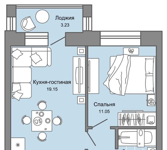 квартира р-н Заволжский Новый Город 6 7-й кв-л, сад фото