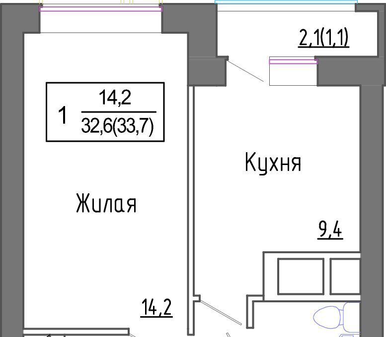 квартира городской округ Красногорск д Сабурово Аникеевка, За Митино жилой комплекс, к 17 фото 1