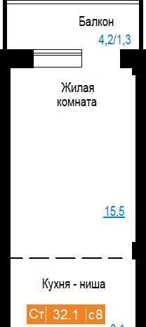 квартира г Красноярск р-н Советский Солнечный жилрайон, 5-й мкр, Енисейская Слобода жилой комплекс, 9 фото 1