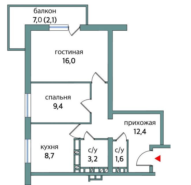 квартира г Самара проезд 4-й 67а городской округ Самара фото 1