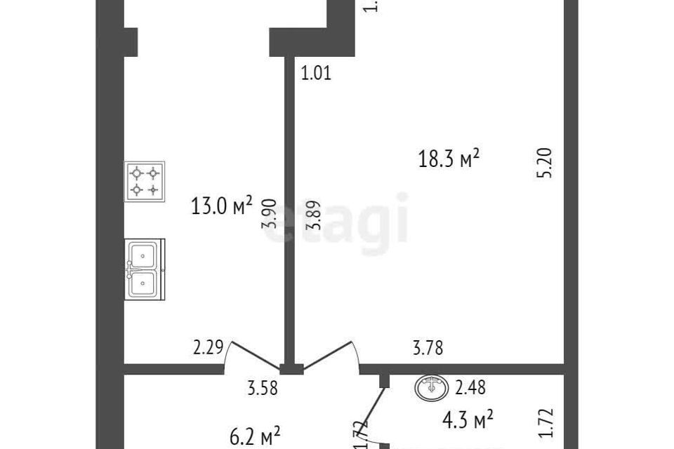 квартира г Таганрог ул Очистная 18к/1 Неклиновский район фото 9