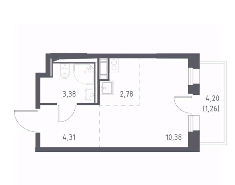 квартира р-н Всеволожский г Мурино ЖК «Новые Лаврики» 1/1 Девяткино фото 1