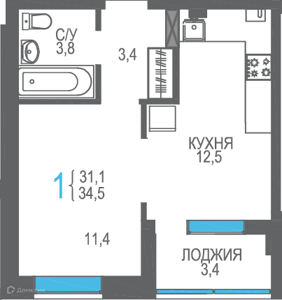 квартира г Феодосия ш Симферопольское 48 городской округ Феодосия фото 1