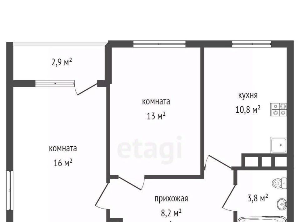 квартира г Верхняя Пышма ул Калинина 33 Проспект Космонавтов фото 7